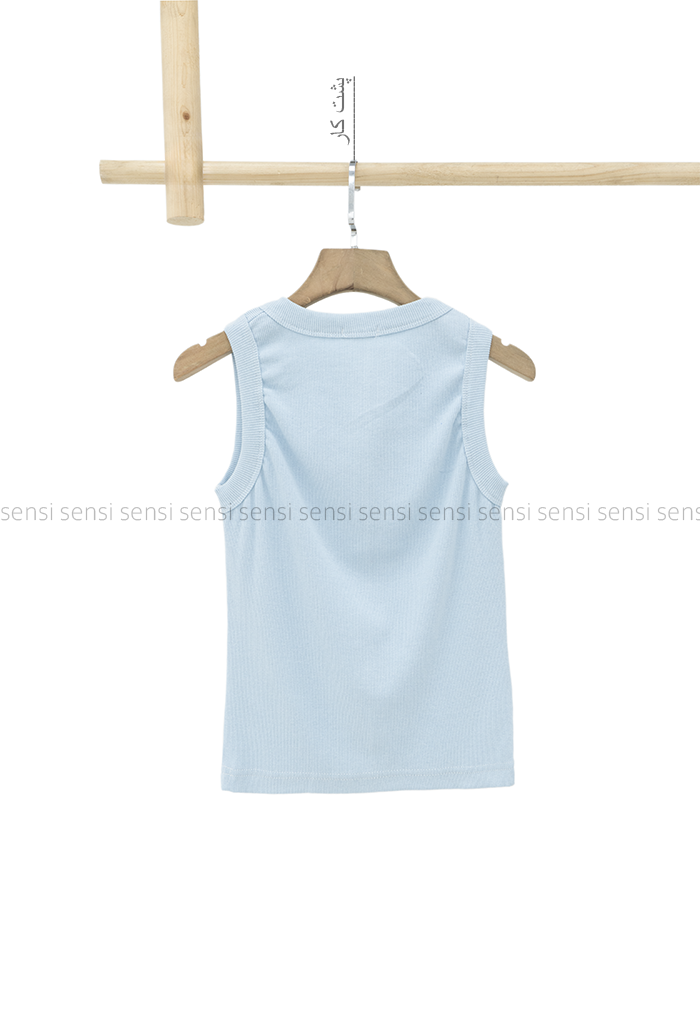 تاپ زنانه یقه گرد کبریتی کشی کد1006369